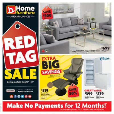 Home Furniture (Atlantic) Flyer June 10 to 20