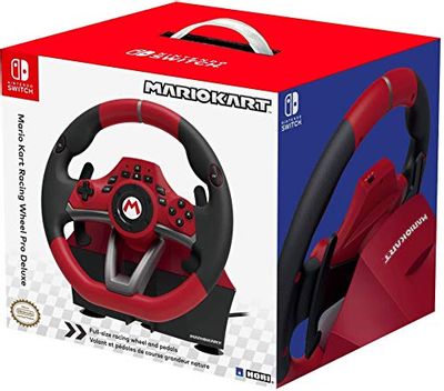 Nintendo Switch Mario Kart Racing Wheel Pro Deluxe by HORI - Officially Licensed by Nintendo $122.6 (Reg $168.14)