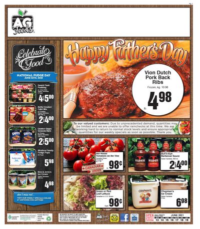 AG Foods Flyer June 13 to 19