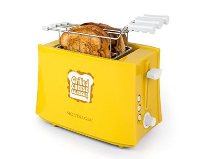 Nostalgia TCS2 Grilled Cheese Toaster with Easy-Clean Toaster Baskets and Adjustable Toasting Dial $25.14 (Reg $36.97)