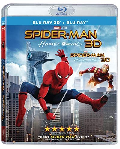 Spider-Man: Homecoming - 3D Blu-ray/Blu-ray/UltraViolet (Bilingual) $12.63 (Reg $19.99)