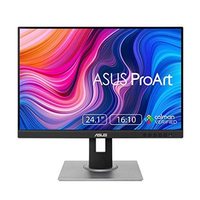 ASUS ProArt Display PA248QV 24.1” WUXGA (1920 x 1200) 16:10 Monitor, 100% sRGB/Rec.709 ΔE < 2, IPS, DisplayPort HDMI D-Sub, Calman Verified, Eye Care, Anti-glare, Tilt Pivot Swivel Height Adjustable $251.99 (Reg $279.00)