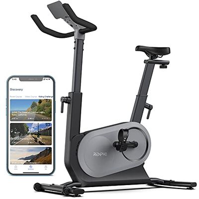 RENPHO AI-Powered Exercise Bike, Indoor Cycling Bike with FTP Power Training, Auto Resistance Stationary Bike, Scenic Riding for Home Workout with Tablet Mount, Airflow Seat, APP for iOS Android $849.98 (Reg $999.99)