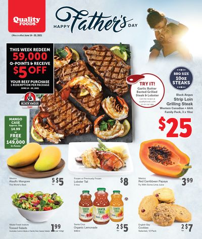 Quality Foods Flyer June 14 to 20