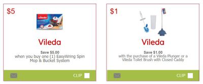 SmartSource Canada Coupons: New Printable Vileda Coupons Available