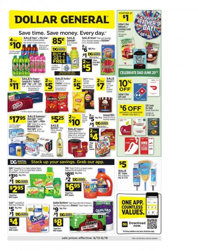 Dollar General (CA) Weekly Ad Flyer June 13 to June 19