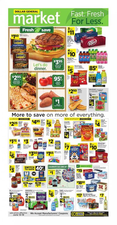 Dollar General (OH) Weekly Ad Flyer June 13 to June 19