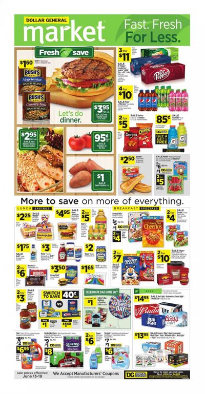 Dollar General (TN) Weekly Ad Flyer June 13 to June 19
