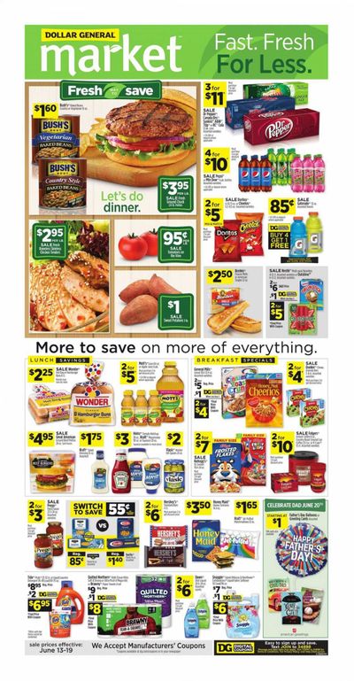 Dollar General (AL, GA, KY, LA, TN) Weekly Ad Flyer June 13 to June 19