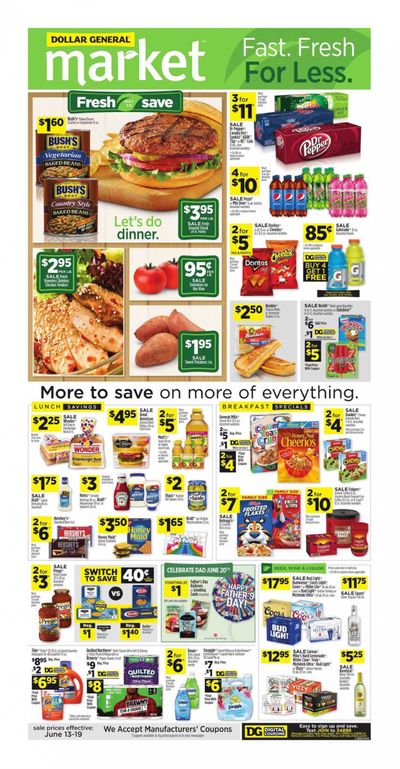 Dollar General (CA) Weekly Ad Flyer June 13 to June 19