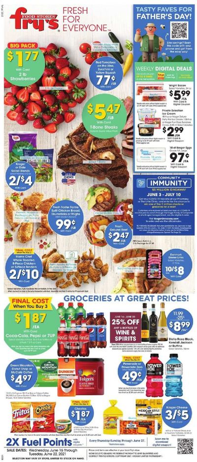 Fry’s (AZ) Weekly Ad Flyer June 16 to June 22
