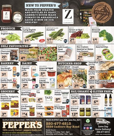 Pepper's Foods Flyer June 15 to 21