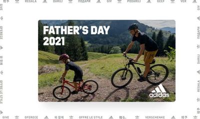 Adidas Canada Father’s Day Offer: Buy $50 e-Gift Card & Get Bonus $10 Gift Card