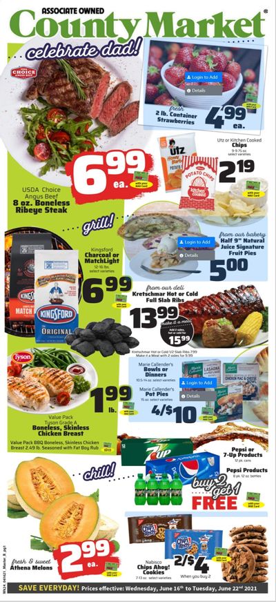 County Market (IL, IN, MO) Weekly Ad Flyer June 16 to June 22