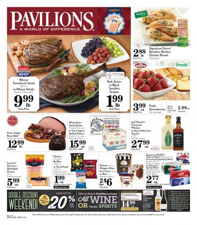 Pavilions (CA) Weekly Ad Flyer June 16 to June 22
