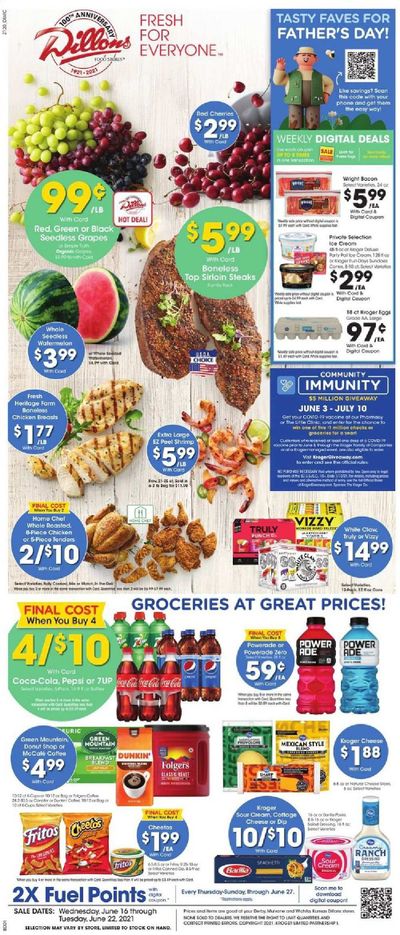 Dillons (KS) Weekly Ad Flyer June 16 to June 22