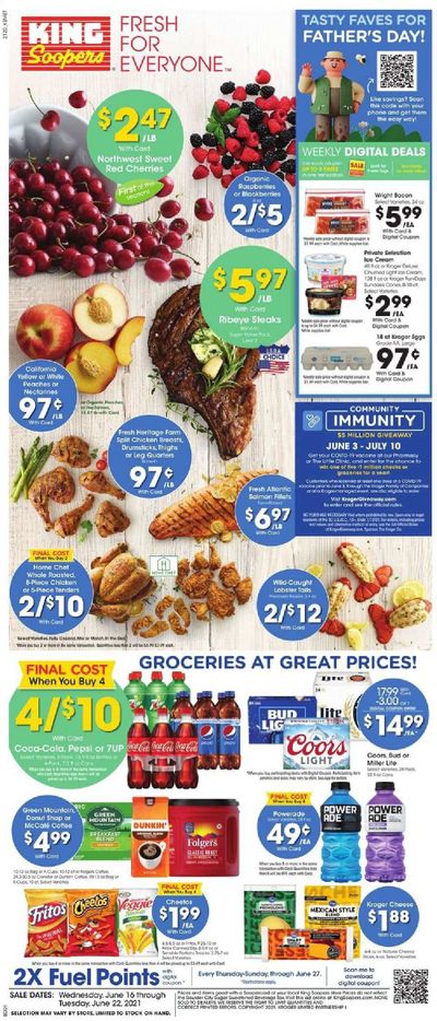 King Soopers (CO) Weekly Ad Flyer June 16 to June 22