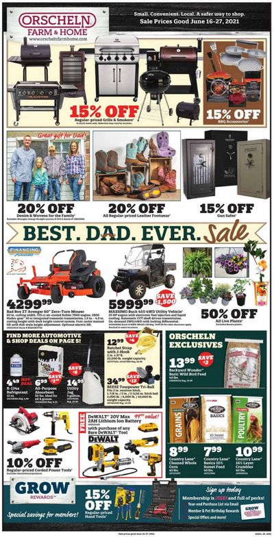 Orscheln Farm and Home (IA, IN, KS, MO, NE, OK) Weekly Ad Flyer June 16 to June 27
