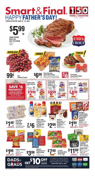 Smart & Final (AZ, CA) Weekly Ad Flyer June 16 to June 22