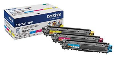 Brother Genuine TN221 3pk Standard-Yield Colour Toner Cartridge Multipack $227.11 (Reg $269.99)