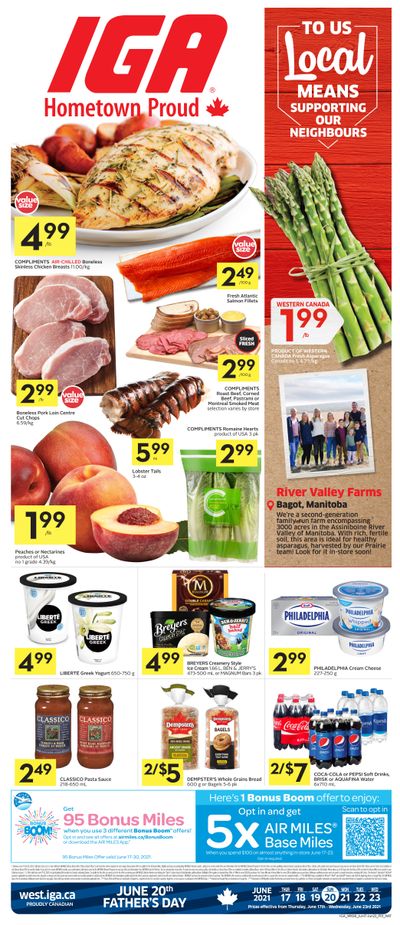 IGA (West) Flyer June 17 to 23