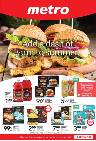 Metro (ON) Add a Dash of Yum to Summer Flyer June 17 to July 14