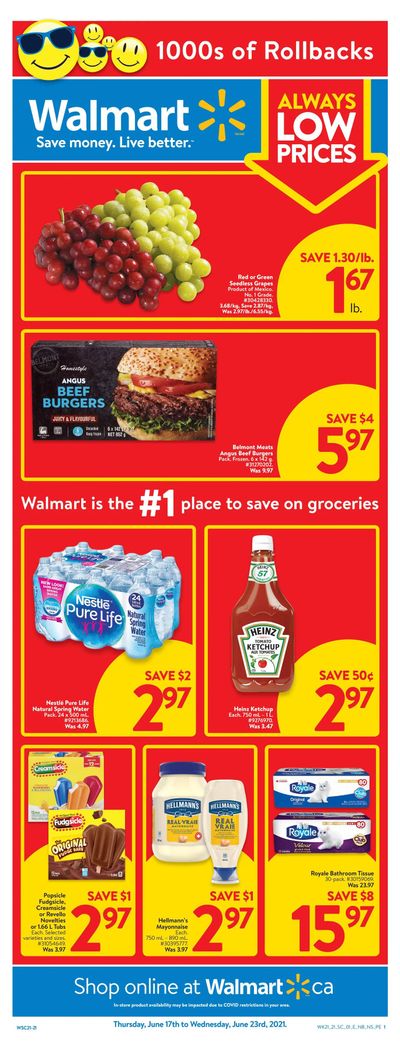 Walmart (Atlantic) Flyer June 17 to 23