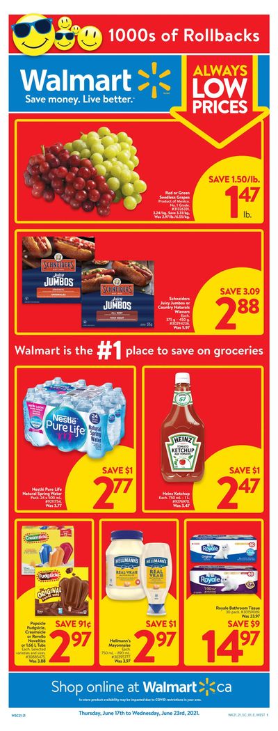 Walmart (West) Flyer June 17 to 23