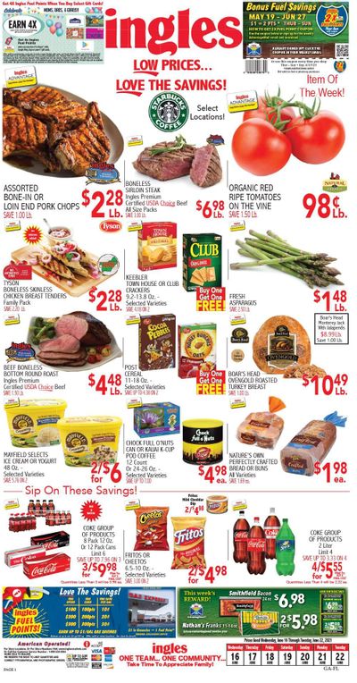 Ingles (GA, NC, SC, TN) Weekly Ad Flyer June 16 to June 22