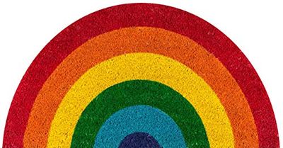 Novogratz by Momeni Rugs Aloha Collection Rainbow Doormat, 1'6"x2'6", Multicolor $24.99 (Reg $49.40)