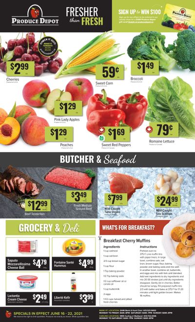 Produce Depot Flyer June 16 to 22
