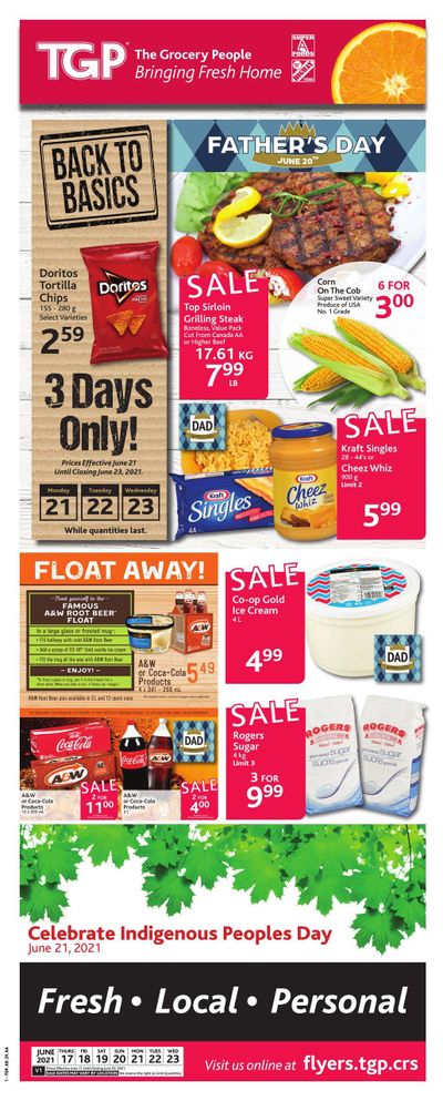 TGP The Grocery People Flyer June 17 to 23