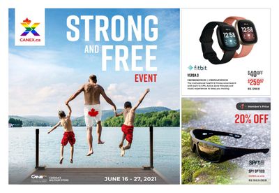 Canex Strong and Free Event Flyer June 16 to 27