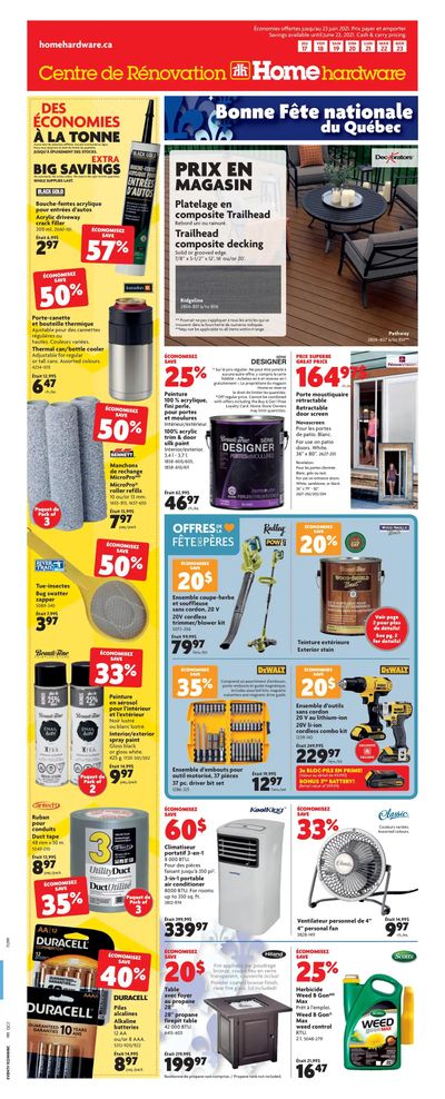 Home Hardware Building Centre (QC) Flyer June 17 to 23