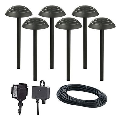 Paradise GL33604BK Low Voltage Cast Aluminum LED Lavelle Light, 6-Pack $75 (Reg $134.99)