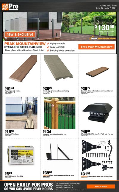 Home Depot Pro Flyer June 17 to July 7