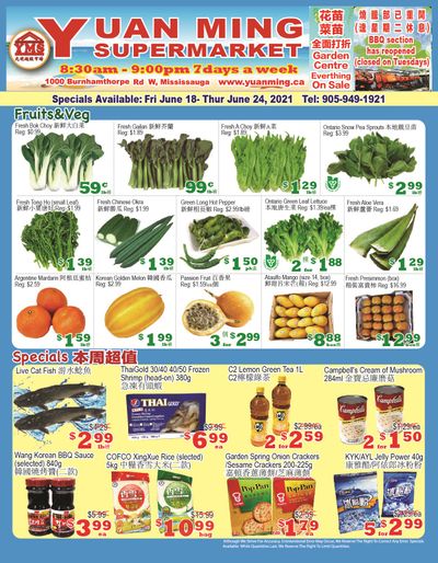 Yuan Ming Supermarket Flyer June 18 to 24