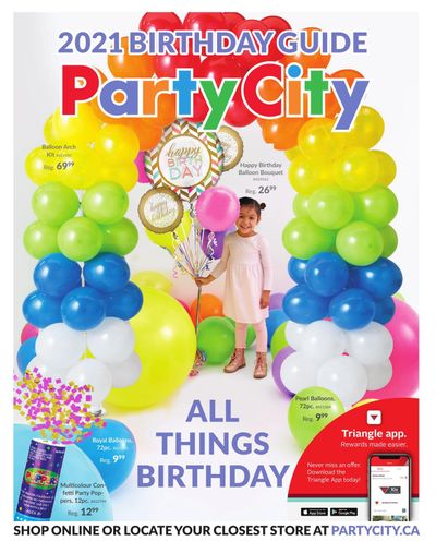 Party City 2021 Birthday Party Guide June 18 to December 9