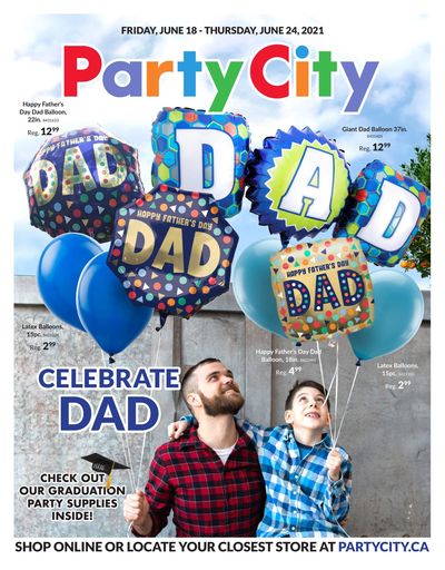 Party City Celebrate dad Flyer June 18 to 24