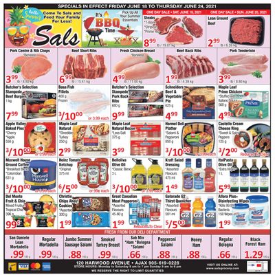 Sal's Grocery Flyer June 18 to 24
