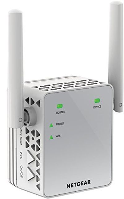 NETGEAR WiFi Range Extender EX3700 - Coverage up to 1000 sq.ft. and 15 Devices with AC750 Dual Band Wireless Signal Booster & Repeater (up to 750Mbps Speed), and Compact Wall Plug Design $34.99 (Reg $48.00)