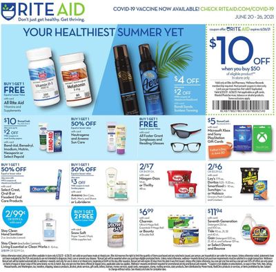 RITE AID Weekly Ad Flyer June 20 to June 26