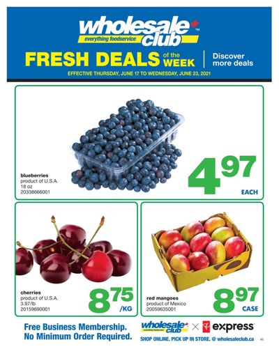Wholesale Club (Atlantic) Fresh Deals of the Week Flyer June 17 to 23