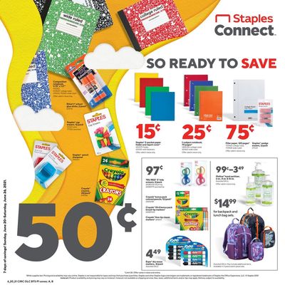 Staples Weekly Ad Flyer June 20 to June 26