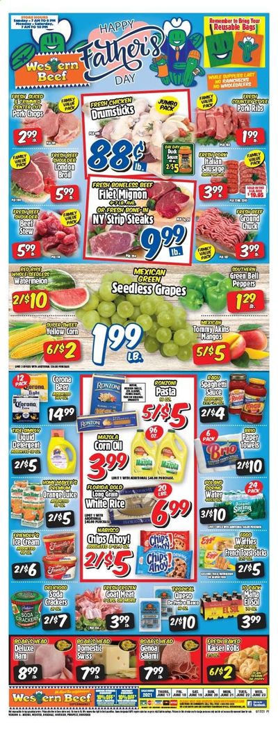 Western Beef (FL, NY) Weekly Ad Flyer June 17 to June 23