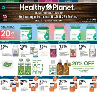 Healthy Planet Flyer June 17 to July 14