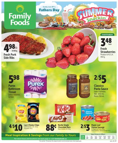 Family Foods Flyer June 18 to 24