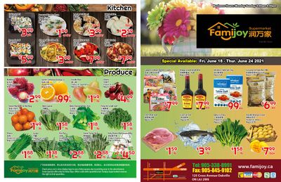 Famijoy Supermarket Flyer June 18 to 24