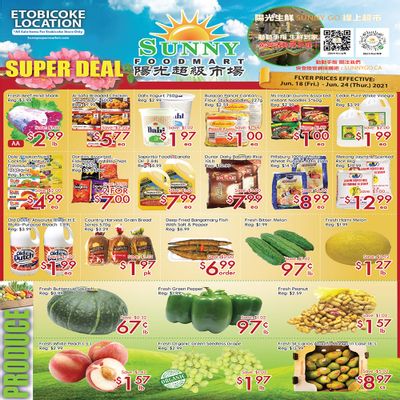 Sunny Foodmart (Etobicoke) Flyer June 18 to 24