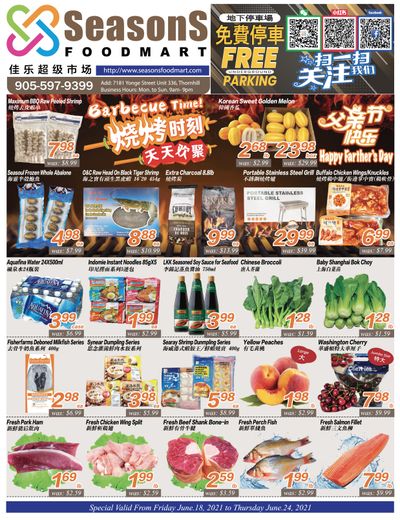 Seasons Food Mart (Thornhill) Flyer June 18 to 24